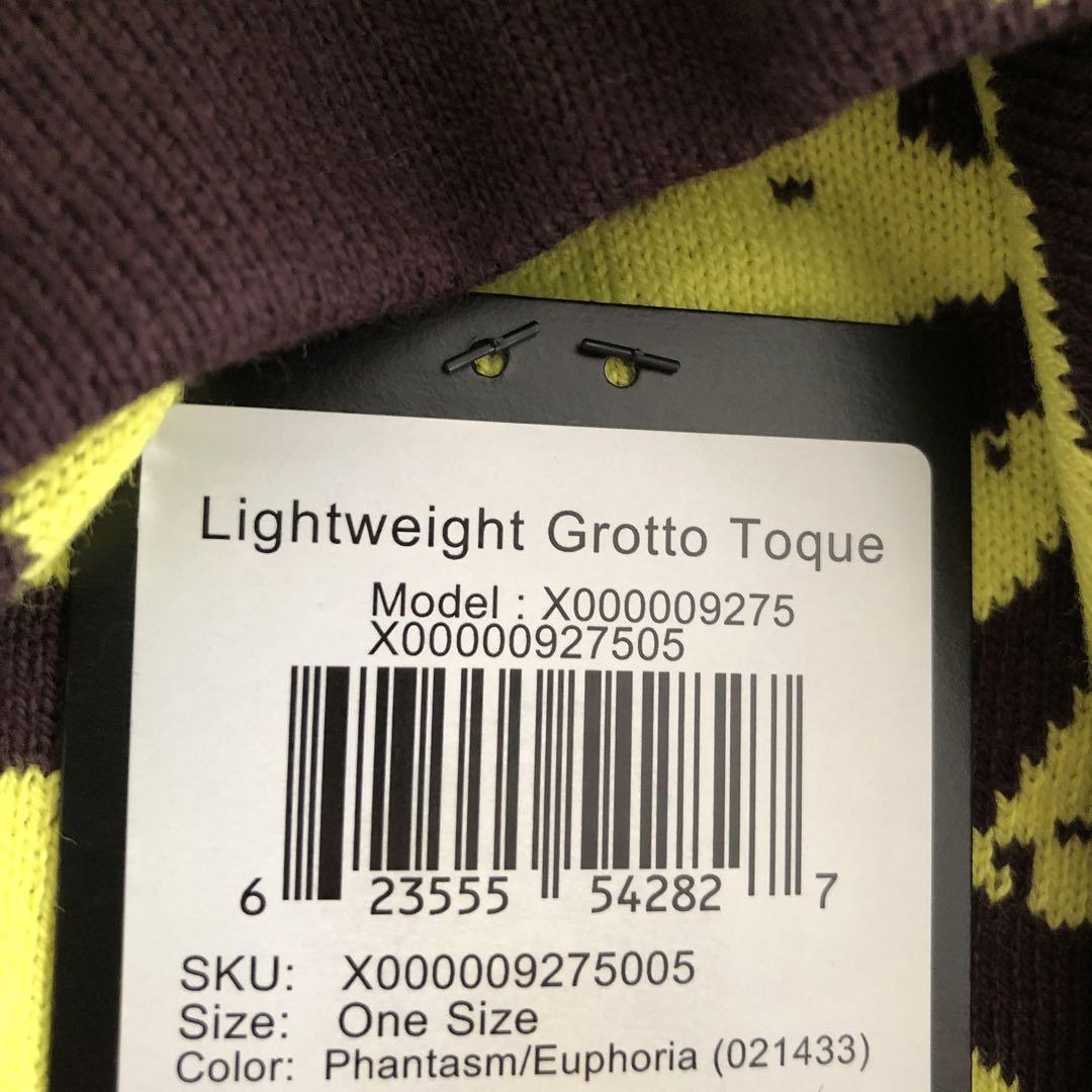 arcteryx ニット帽 ビーニー 新品タグ付き ブラウン イエロー