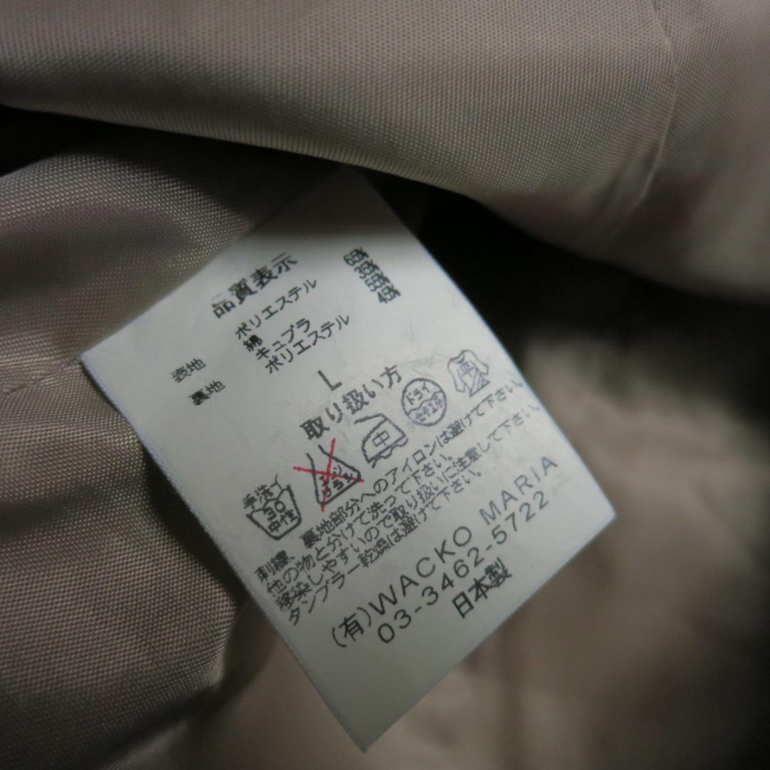 WACKO MARIA ワコマリア ベスト コットンツイル 胸ロゴ 刺繍