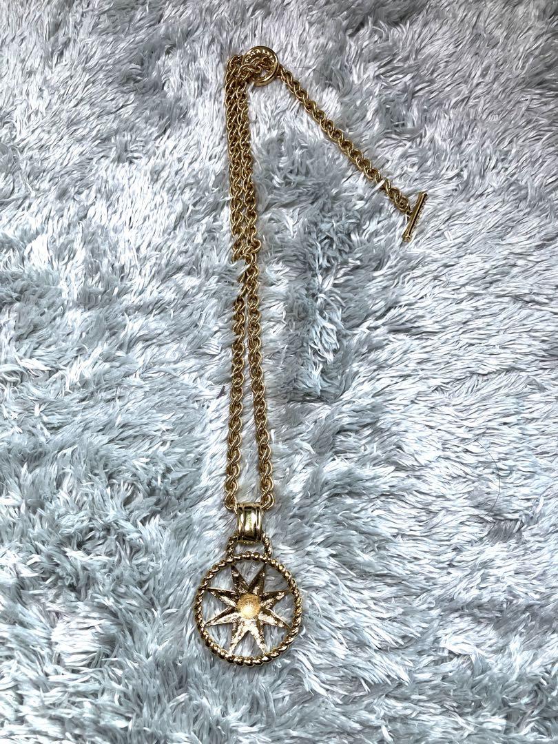 GIVENCHY ジバンシー ヴィンテージ サン ロング ネックレス 太陽