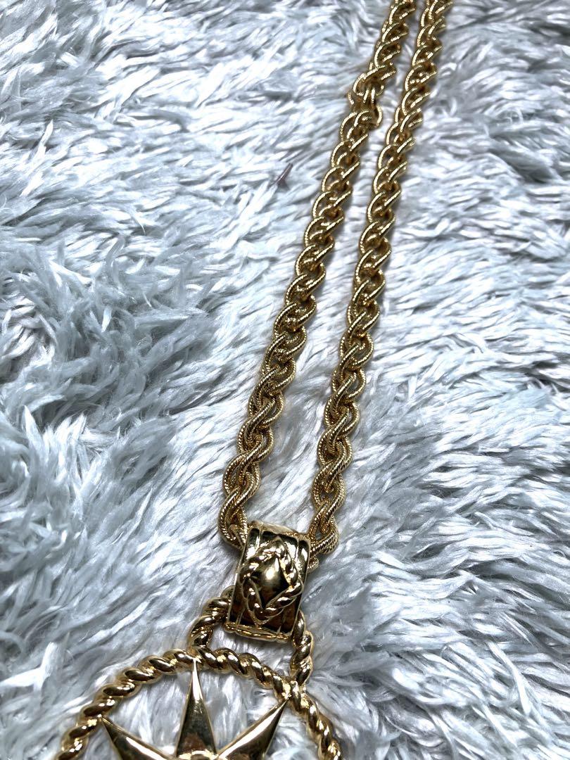 GIVENCHY ジバンシー ヴィンテージ サン ロング ネックレス 太陽
