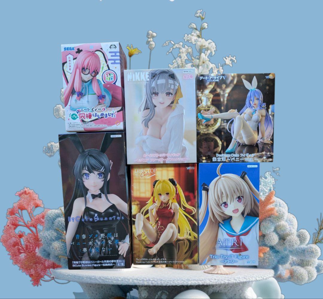 美少女　フィギュア　最新　プライズ　6点　desktop バニー　ToLOVEる