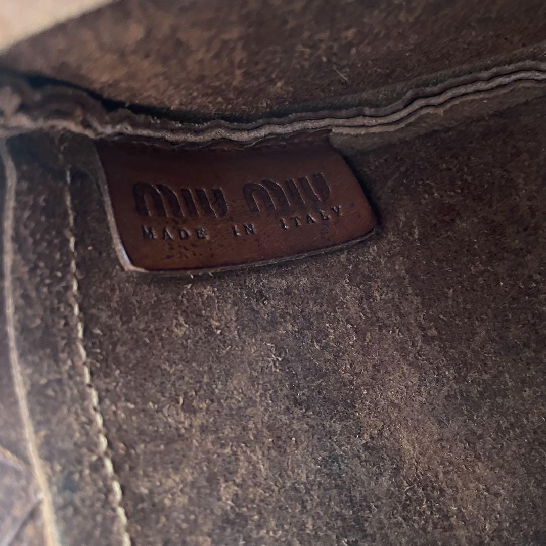 バッグ Miu Miu Leather Hand Bag