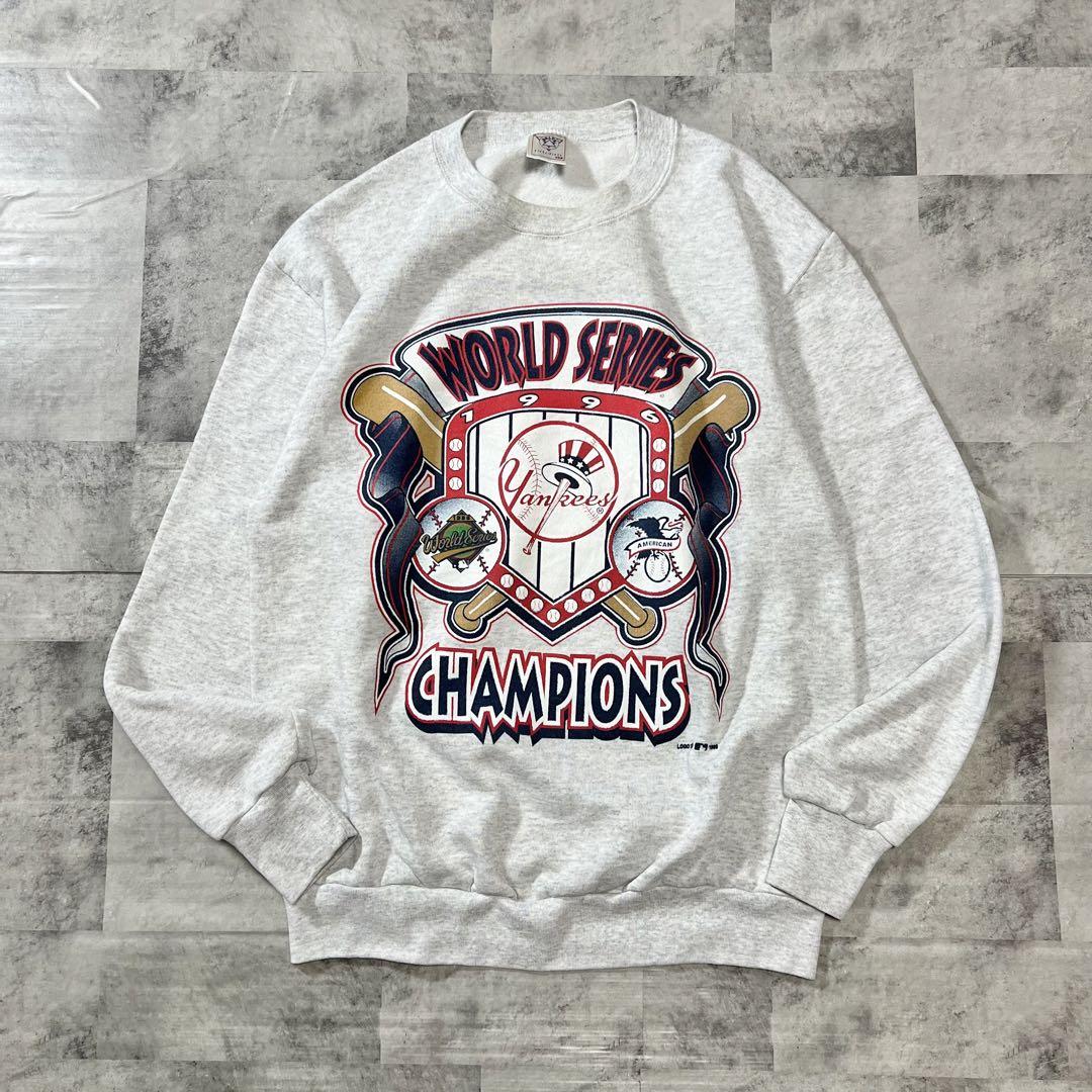 【1996年MLBワールドシリーズ】ヤンキース古着スウェット優勝メジャー90s