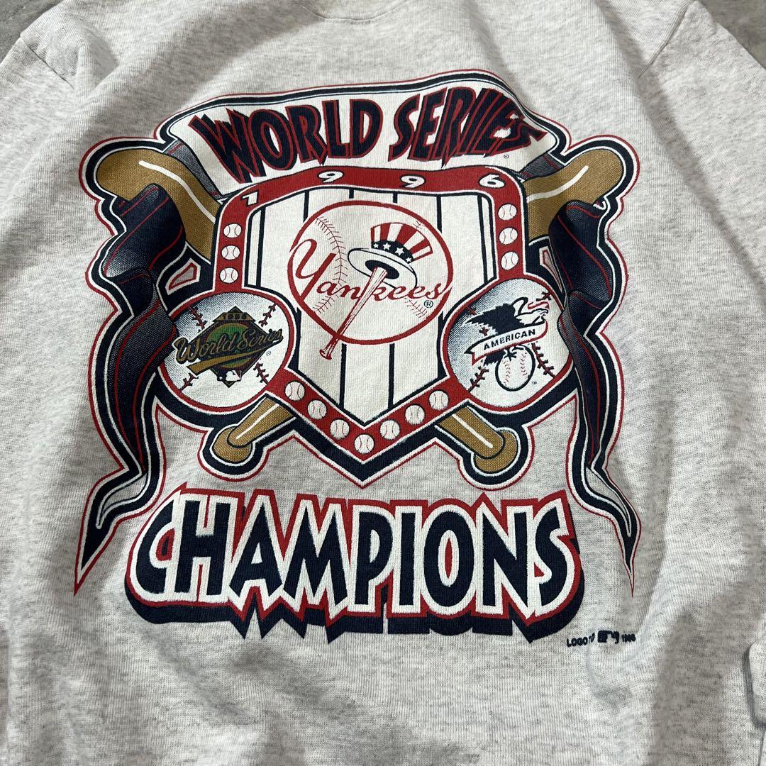 【1996年MLBワールドシリーズ】ヤンキース古着スウェット優勝メジャー90s