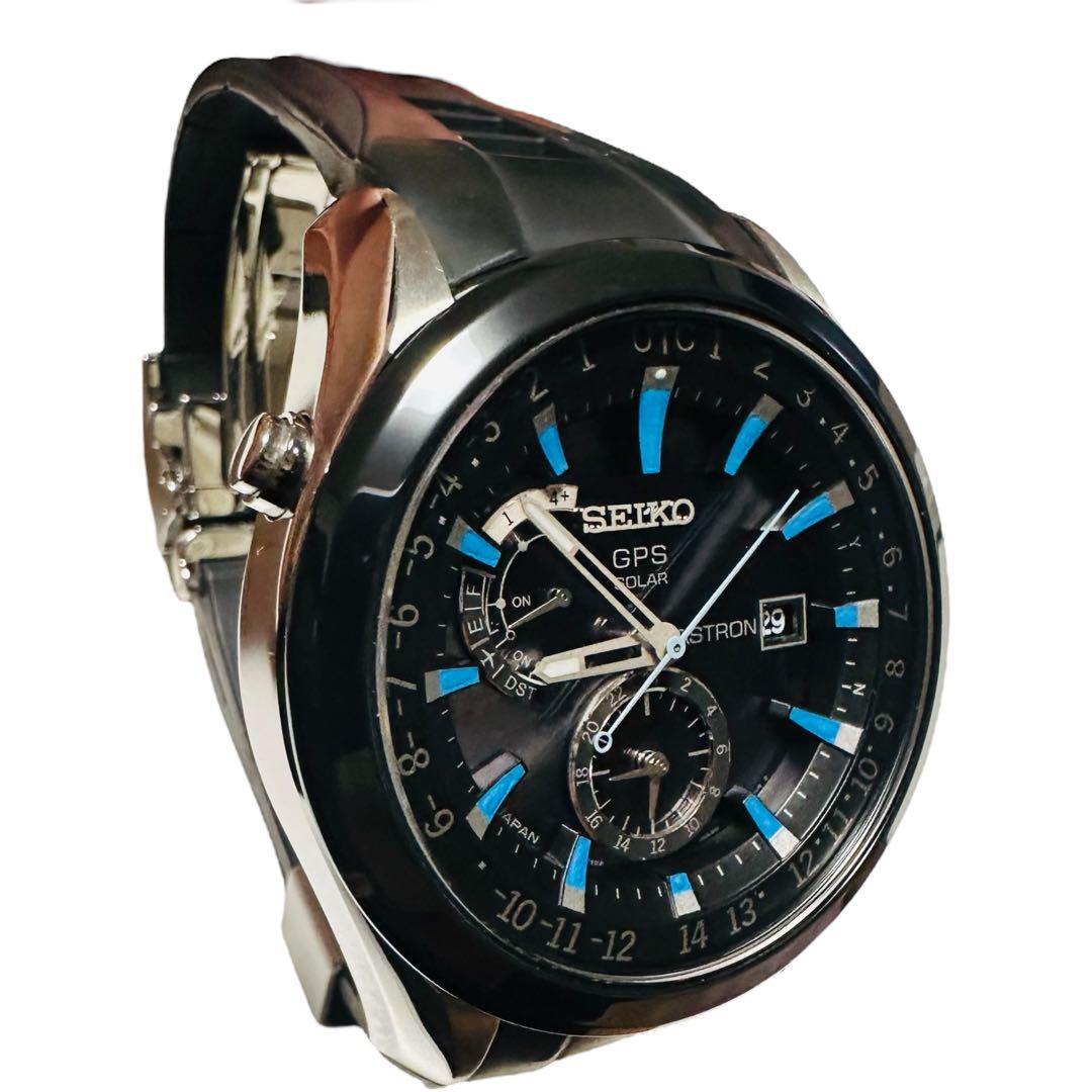 【美品】SEIKO アストロン GPSソーラー電波時計 メンズ腕時計