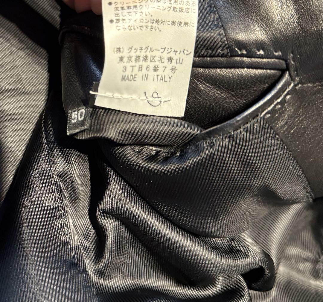 GUCCI TOM FORD グッチ トムフォード期 レザーテーラード