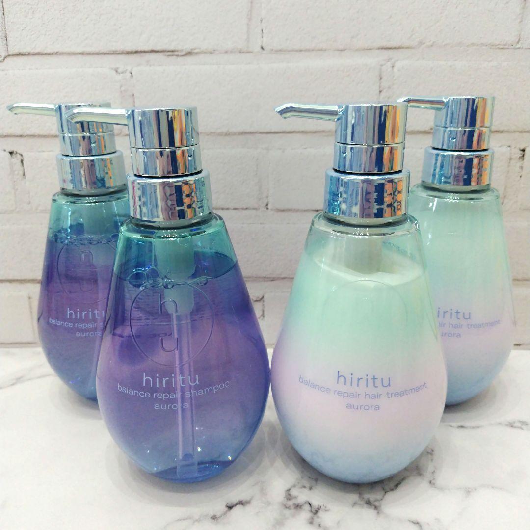 【新品未開封】410ml 4本セット ヒリツ シャンプー オーロラ カシス