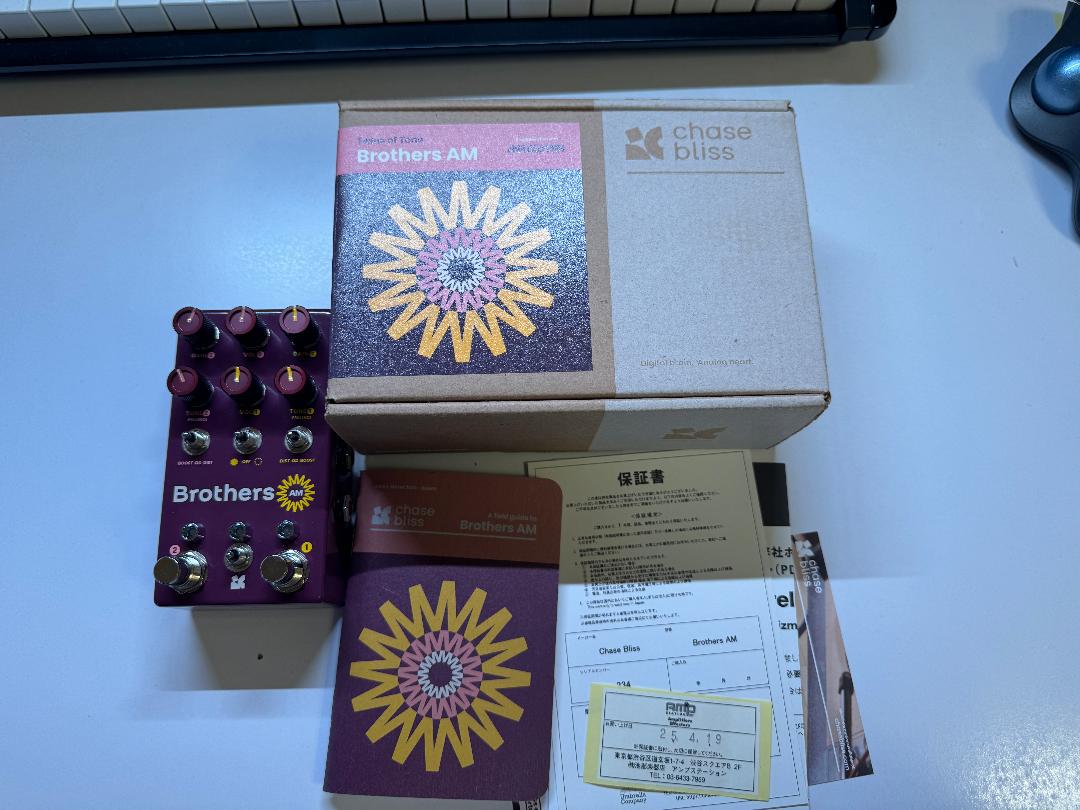 Chase Bliss Brothers AM 美品 ほぼ新品 箱、保証書付き