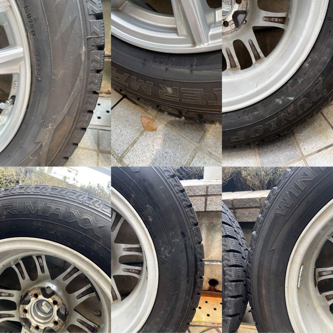 スタッドレスタイヤ4セット　DUNLOP ダンロップ　GAVIAL ホイール付