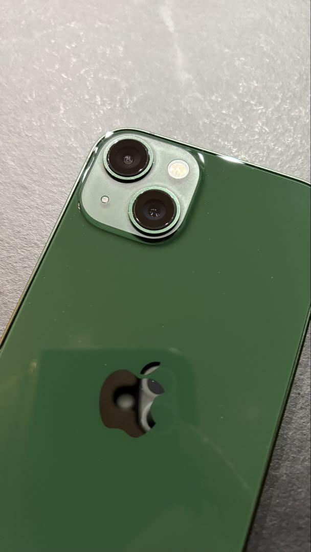 iPhone 13 128GB Green 本体 充電器 ケース付き