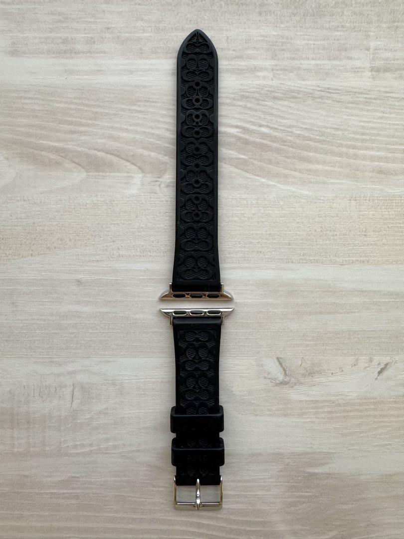 4/18まで出品　COACH Apple Watch バンド ブラック