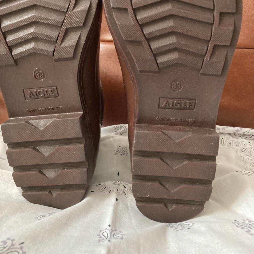 AIGLE サイドゴア ブーツ　サイズ39
