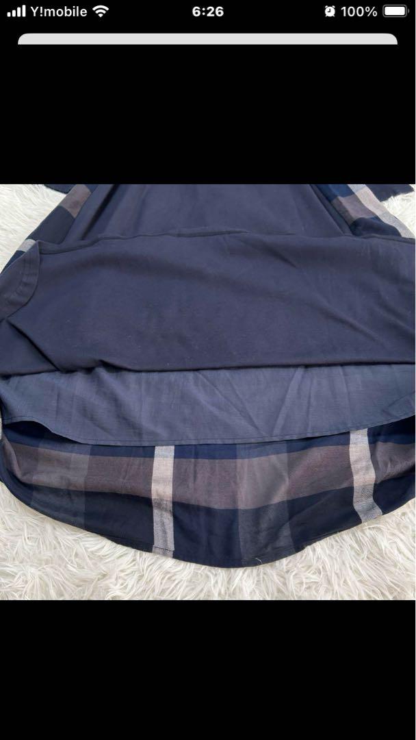 BLUE LABEL CRESTBRIDGE ネイビー ワンピース