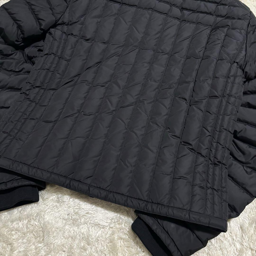美品✨MONCLER BAHR ラムレザー　ライダースダウン 2 ブラック