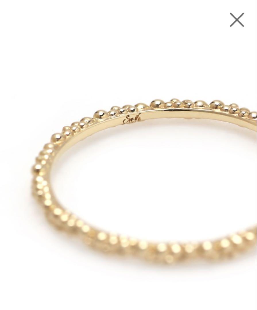K10 SIENA ROSE シエナ　ロゼ　Dainty・リング[つぶつぶ]