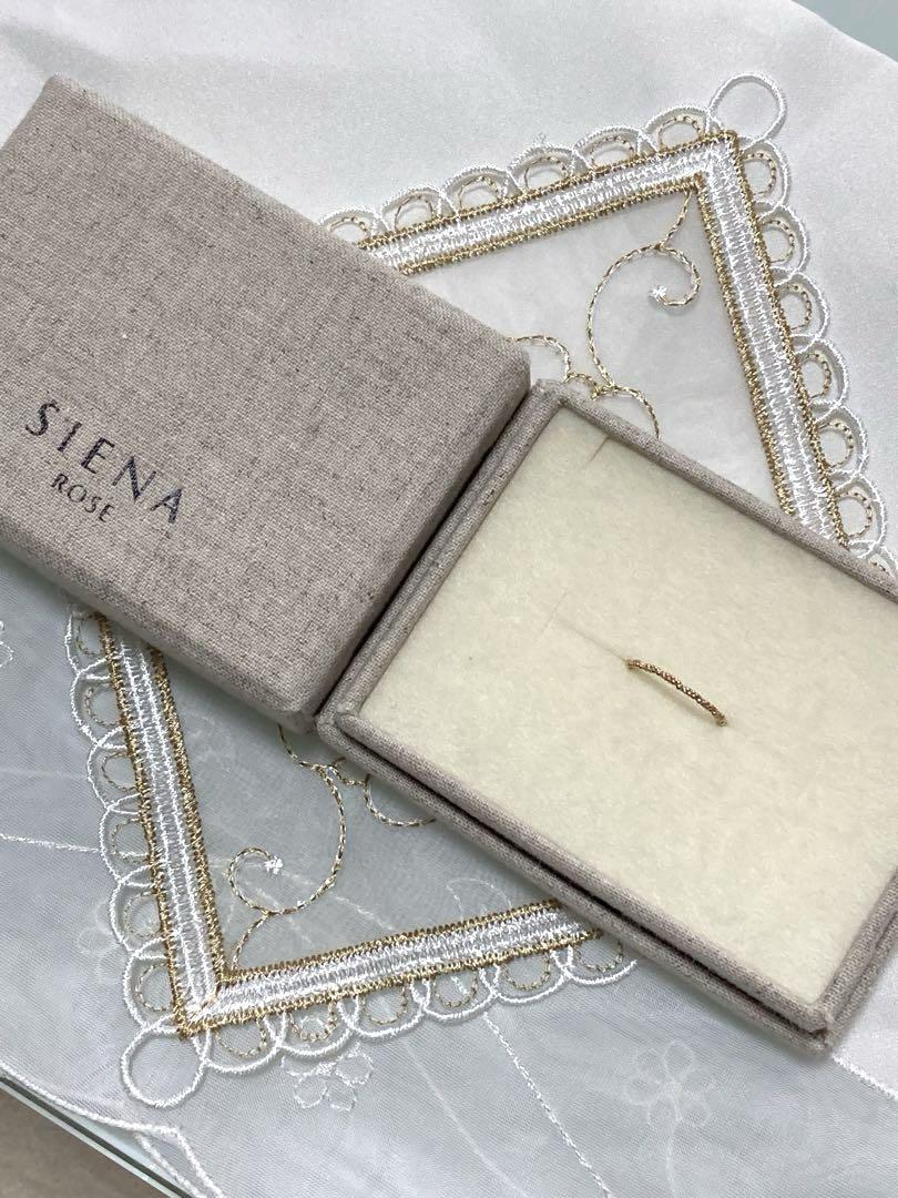 K10 SIENA ROSE シエナ　ロゼ　Dainty・リング[つぶつぶ]