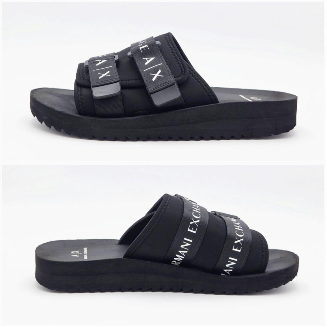 A|X ARMANI EXCHANGE✨フラットサンダル ロゴベルト 26cm - メルカリ