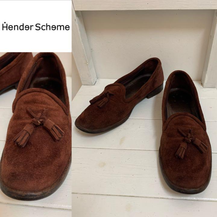 Hender Scheme エンダースキーマ スエードレザー タッセルローファー