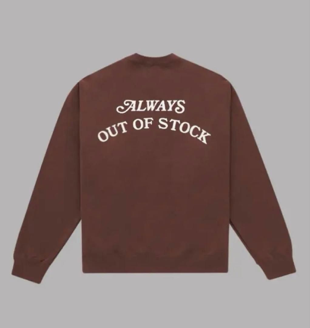 新作 オールウェイズアウトオブストック / ベーシックロゴスウェット トレーナー