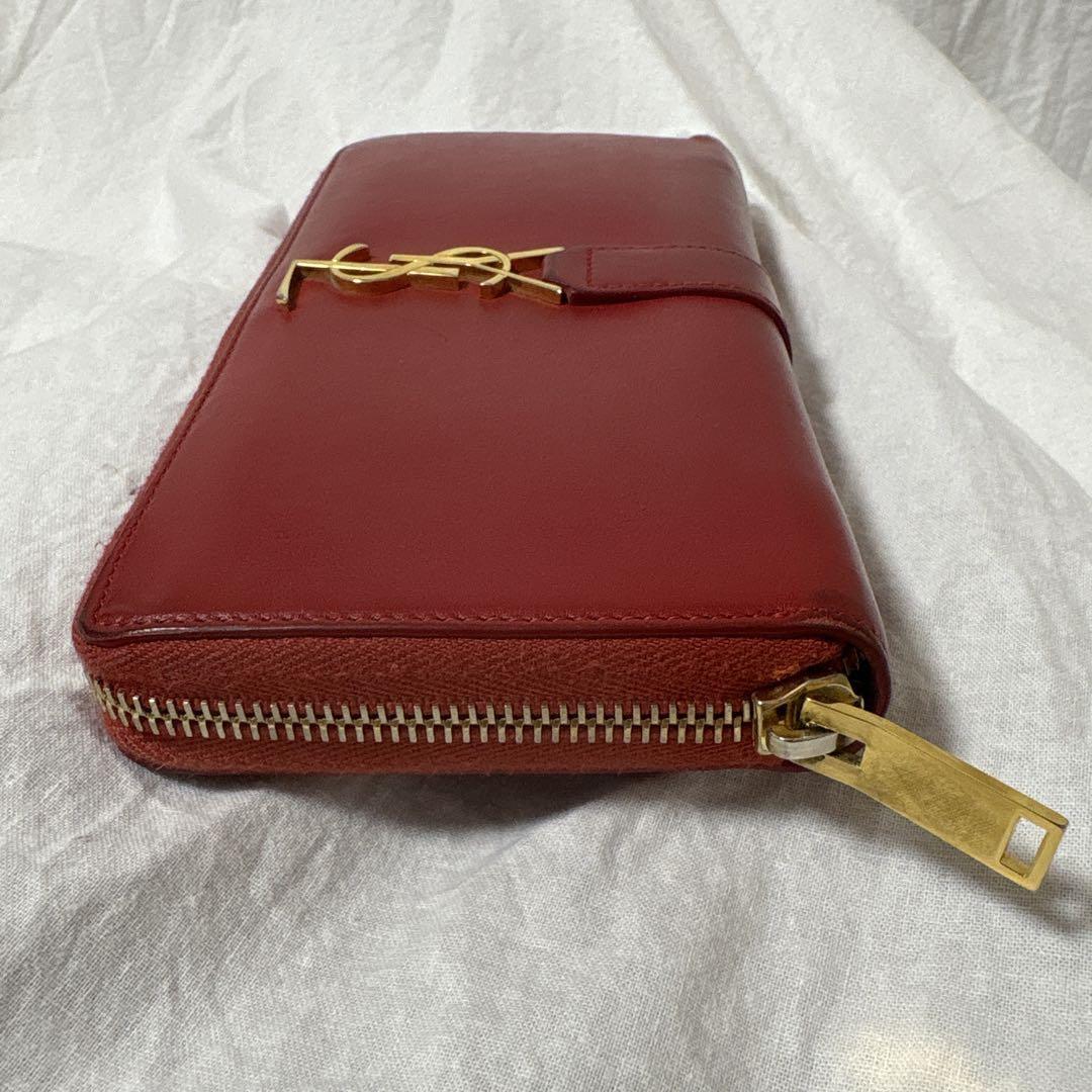 m*o様 【SAINT LAURENT】長財布レッド 414570 BJ50J