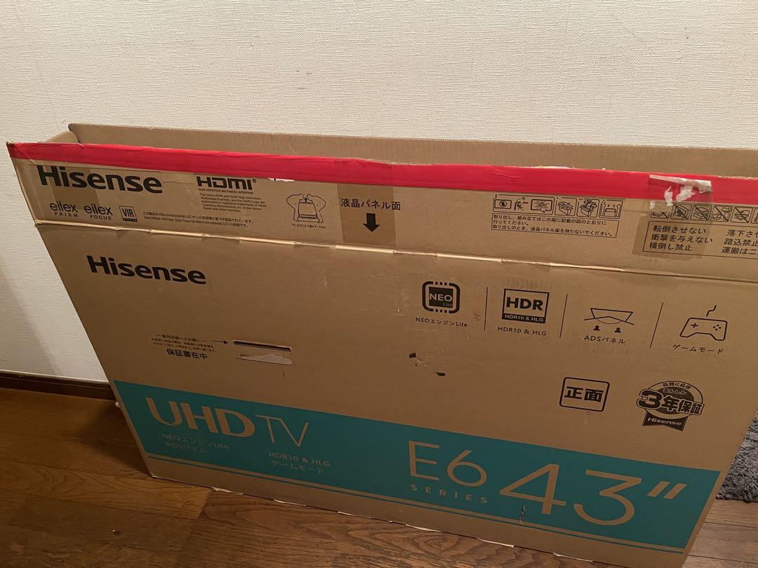 43インチテレビ　ハイセンス　43E6G