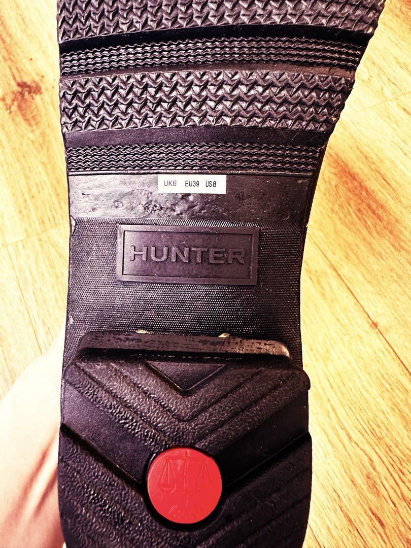 美品　HUNTER ハンター ショートブーツ サイドゴア 27.0㎝