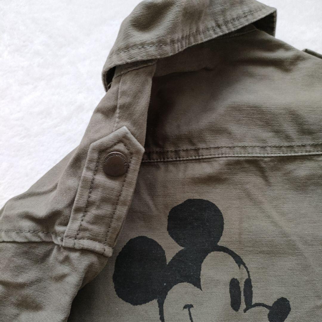 ZARA KIDS ミッキーマウス ジャケット オリーブグリーン色 122