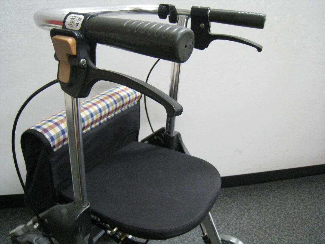テイコブリトルハイ　HS05　チェックブルー 幸和製作所 歩行器 ②