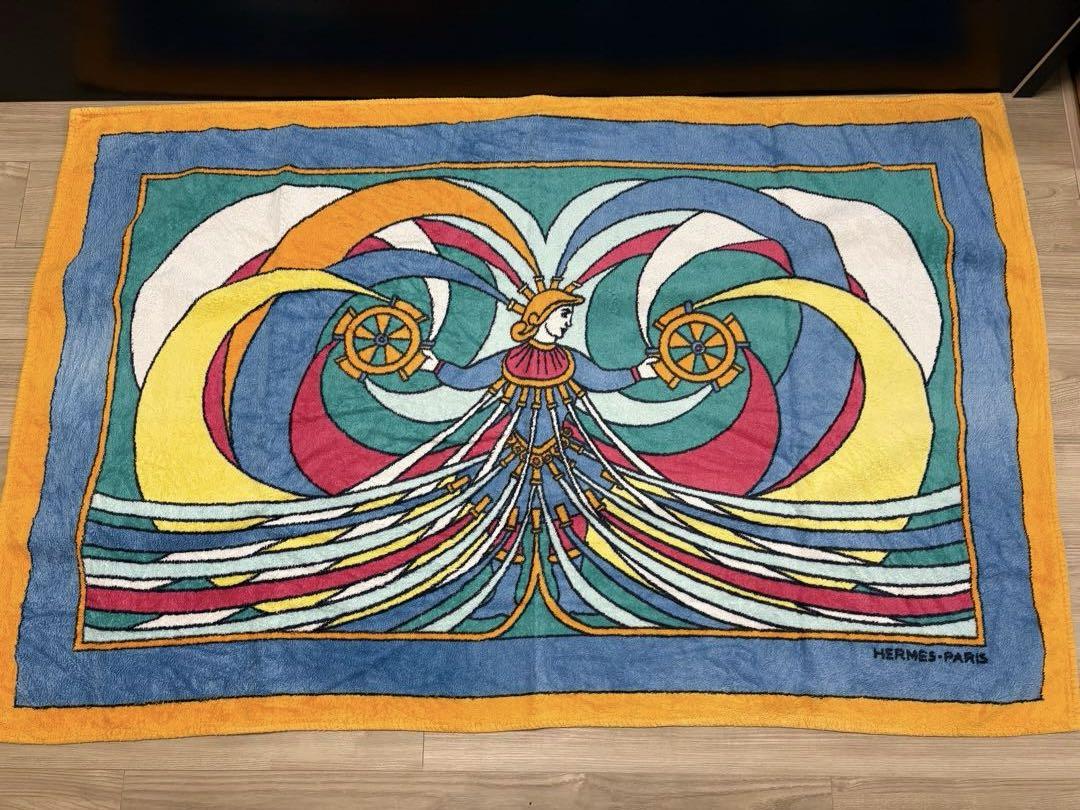 HERMES カラフルなバスタオル 大判