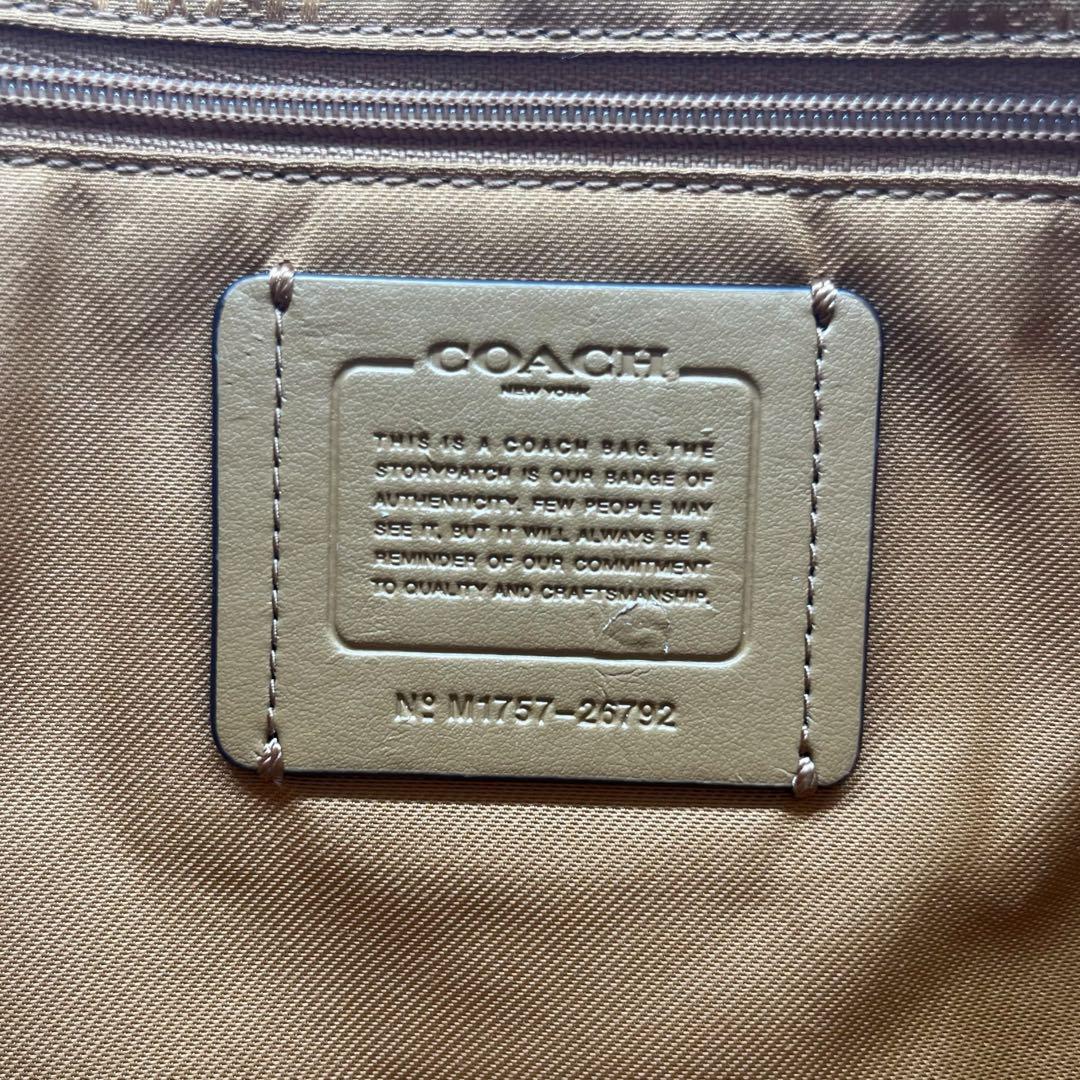 美品✨COACH　コーチ　3way　ショルダーバッグ　花　シボ革　740