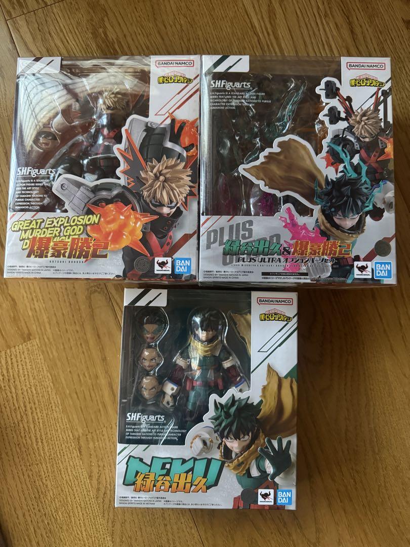 S.H.Figuarts 緑谷　爆豪　オプションパーツ　ヒロアカ　フィギュアーツ