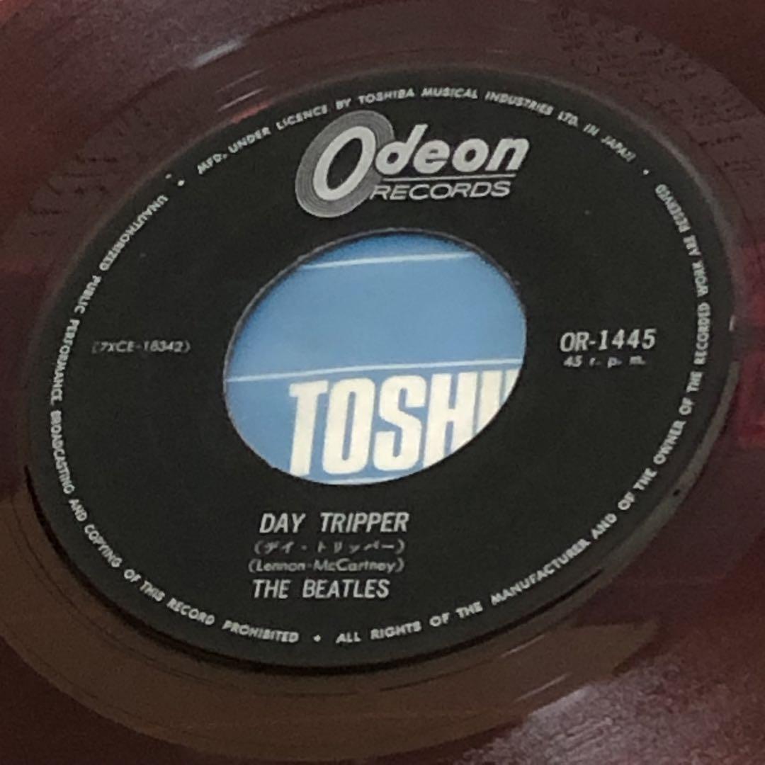 ◉ビートルズ ●恋を抱きしめよう 希少 オデオン セカンド 400円フチ有り赤盤