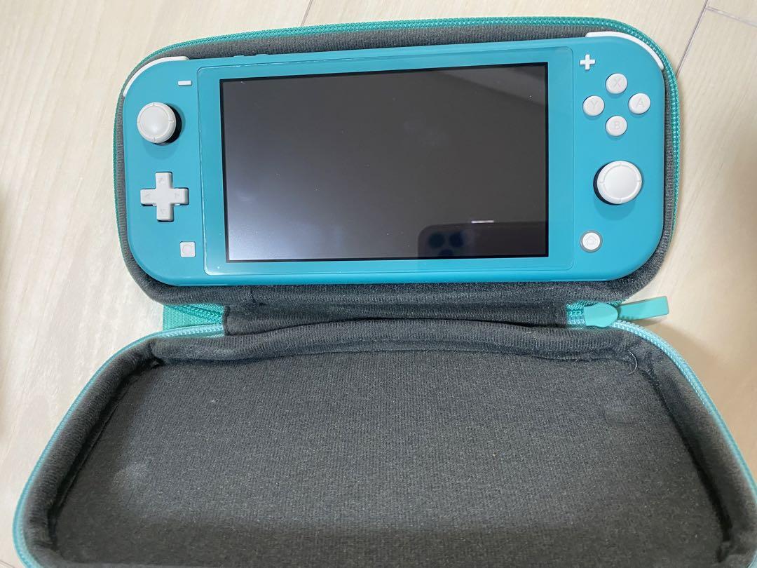 Nintendo Switch LITE ターコイズ&どうぶつの森ケース Nintendo Switch LITE ターコイズ&どうぶつの森ケース