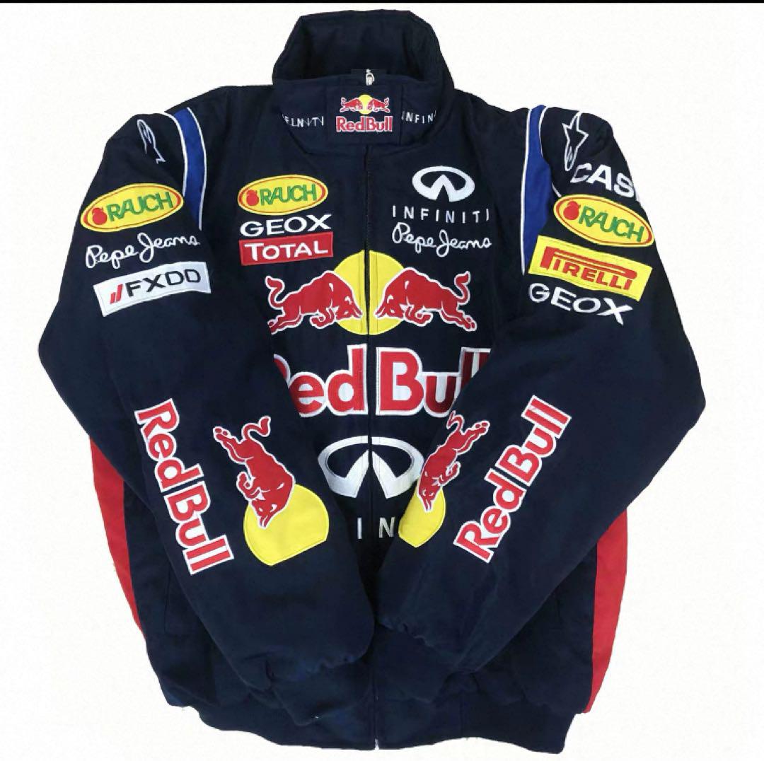 Red Bull 刺繍ロゴ ジャケット 新品未使用　 Lサイズ REDBULL 刺繍ロゴ入りジャンパー 新品未使用品 XLサイズ - メルカリ