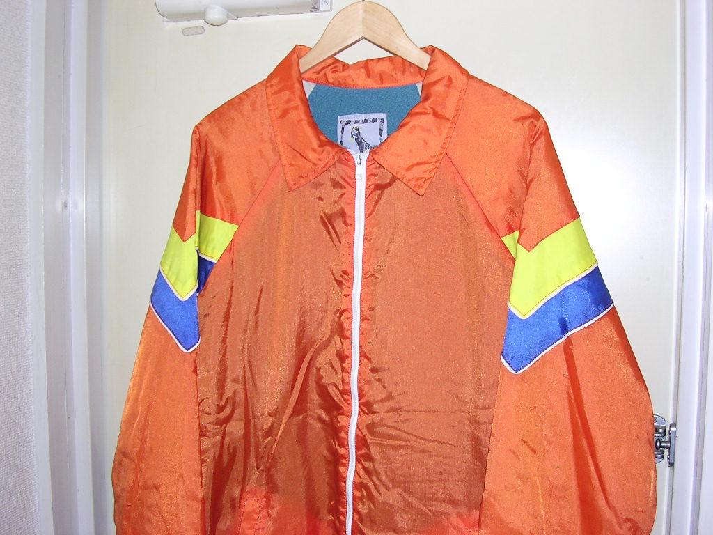 90s USA製 ボルコム 裏フリース ナイロンジャケット XL オレンジ
