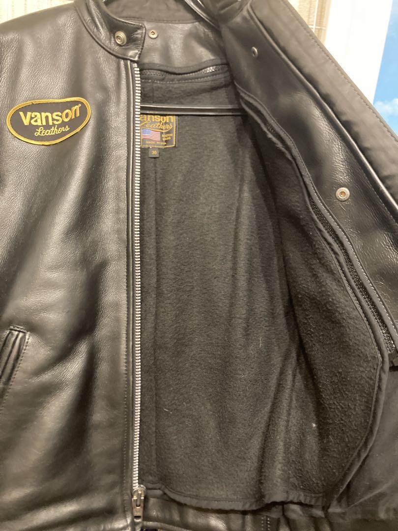 VANSON レザーライダース　36 シングル