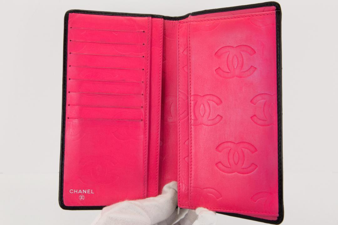 シャネル CHANEL 長財布 カンボンライン　ブラック　【正規品】