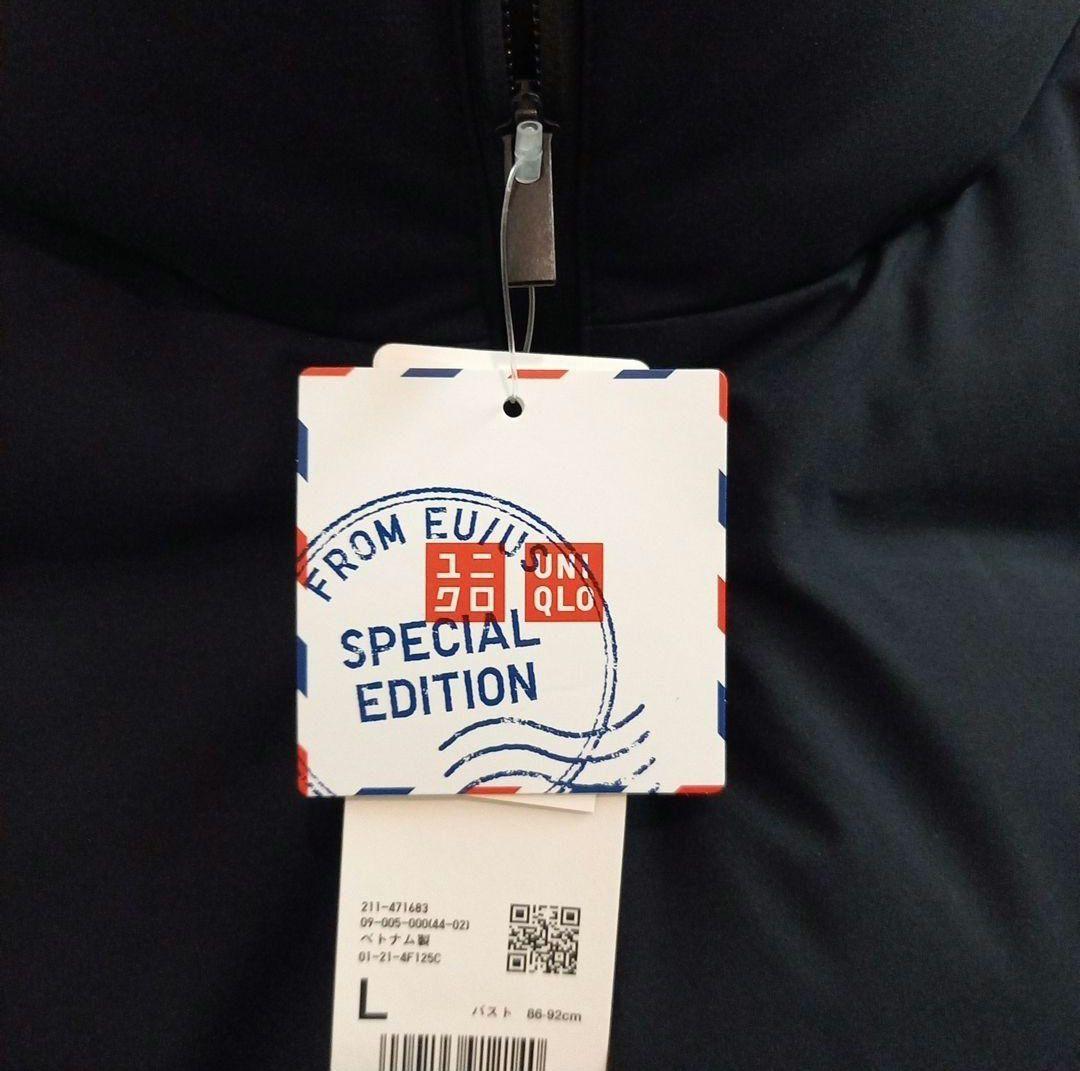 ✴新品タグ付き✴ UNIQLO シームレスダウンショートジャケット✴ブラック✴L