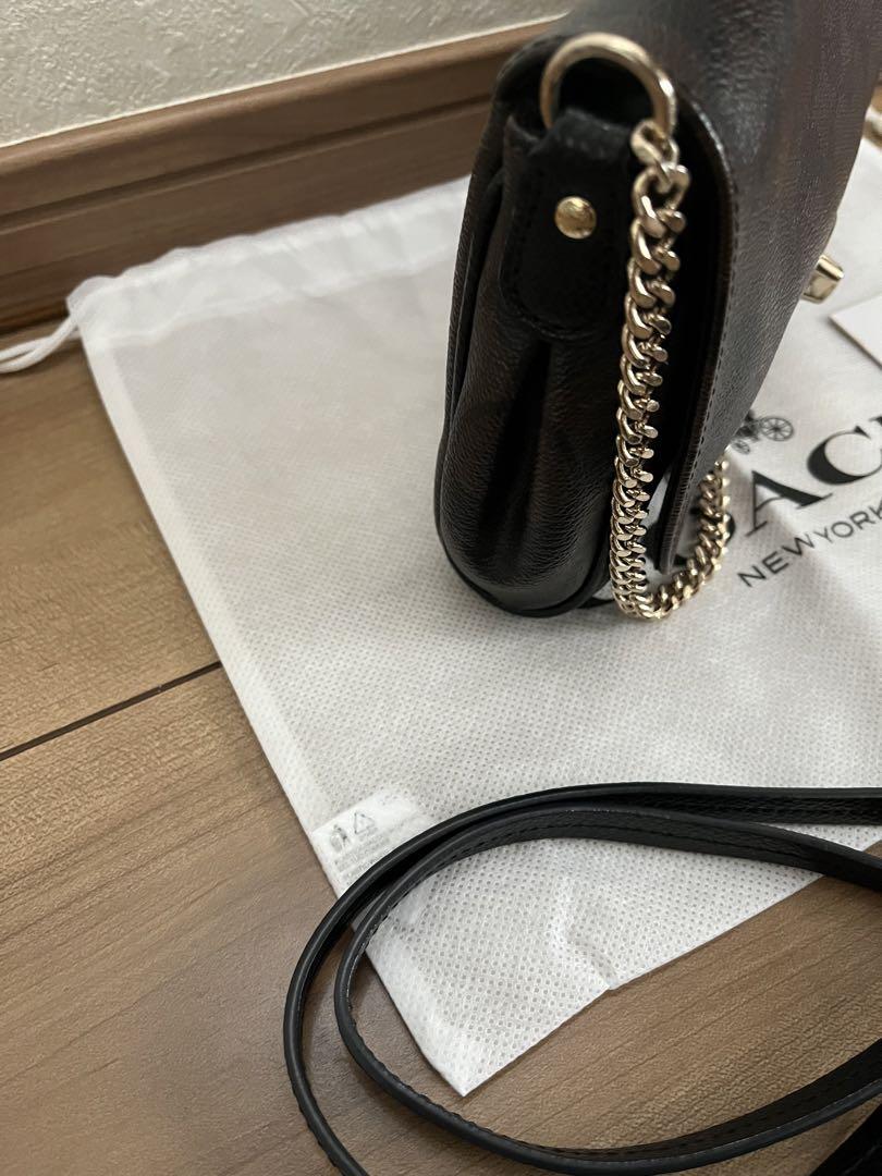 COACH ダークブラウン ショルダーバッグ