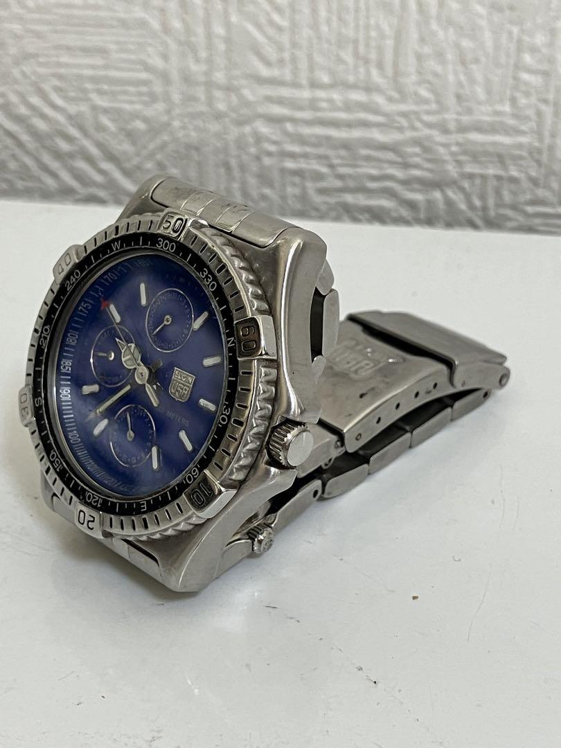 ELGIN エルジン FK-990E クォーツ腕時計 クロノグラフ 200m防水
