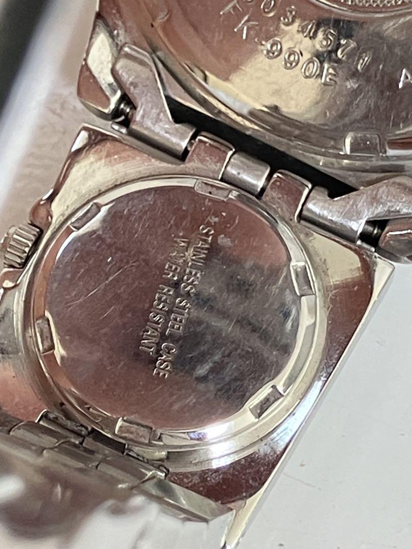 ELGIN エルジン FK-990E クォーツ腕時計 クロノグラフ 200m防水