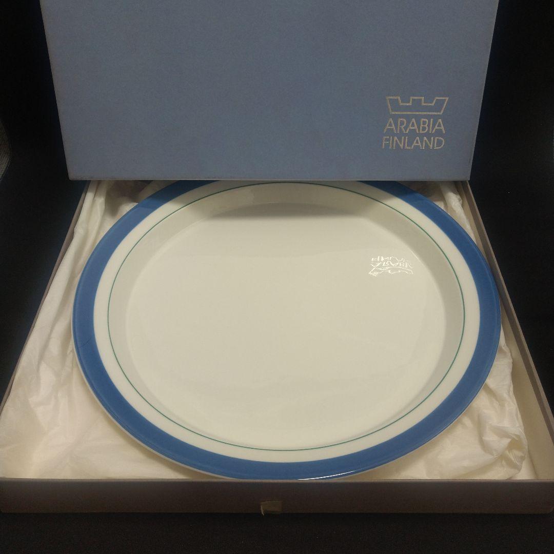 【未使用】アラビア　３３cm　大皿　旧ロゴ