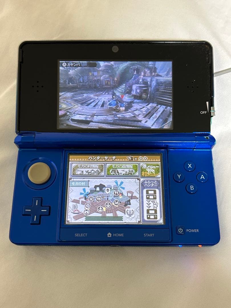 動作 済 Nintendo 3DS コバルトブルー任天堂