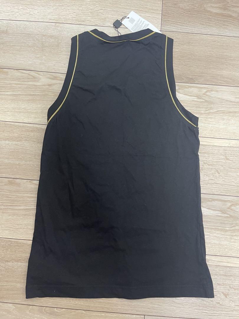 【新品タグ付き】D&G ドルチェ＆ガッバーナ ビーチウェア タンクトップブラック