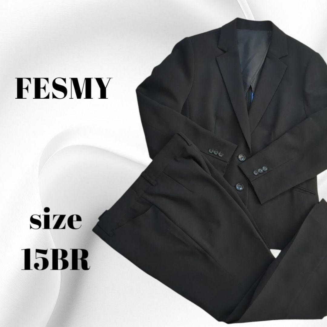 〇〇 FESMY フェスミー パンツスーツ 15BR ブラック