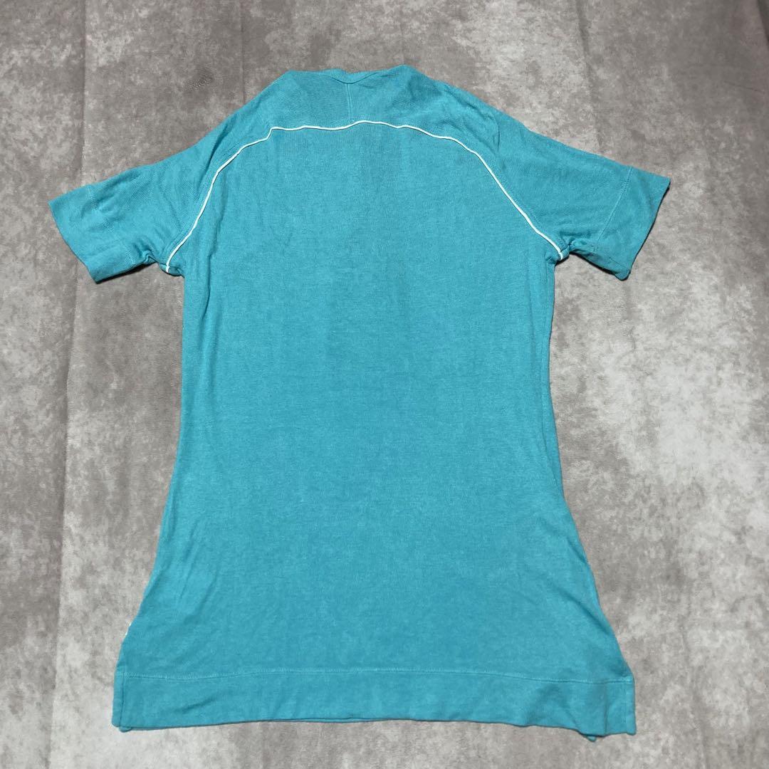 グッチ GUCCI （XL） 半袖ニット ggロゴ ハーフボタン 薄手