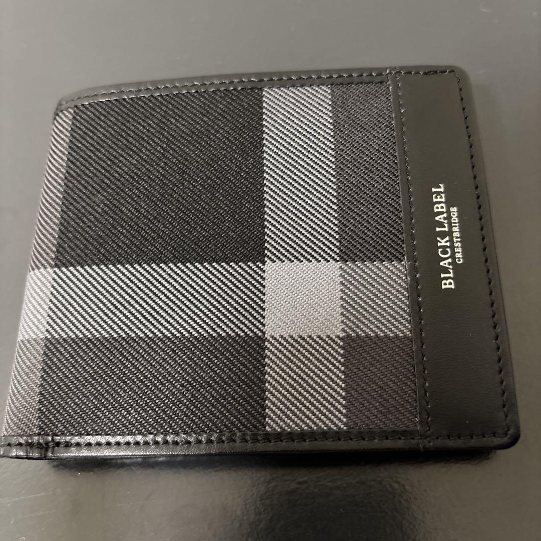 ブラックレーベル　折りたたみ財布