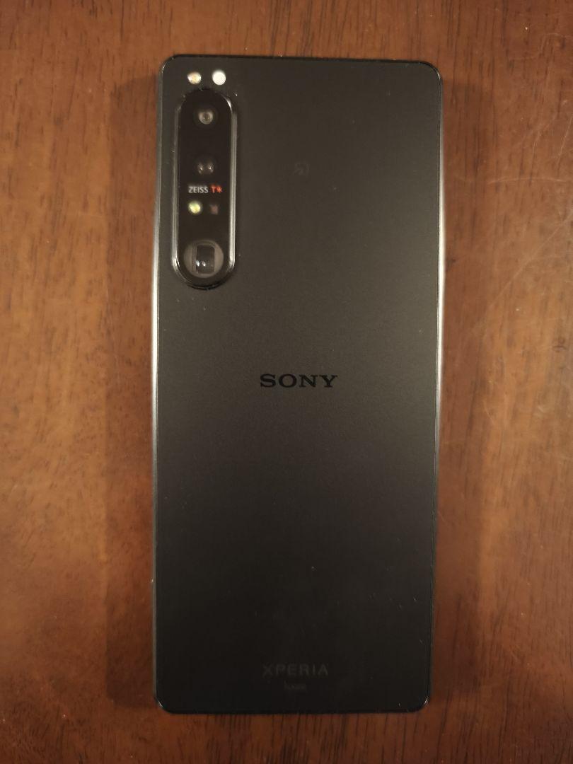 Xperia 1 IV SOG06　ブラック　中古、箱、取説あり