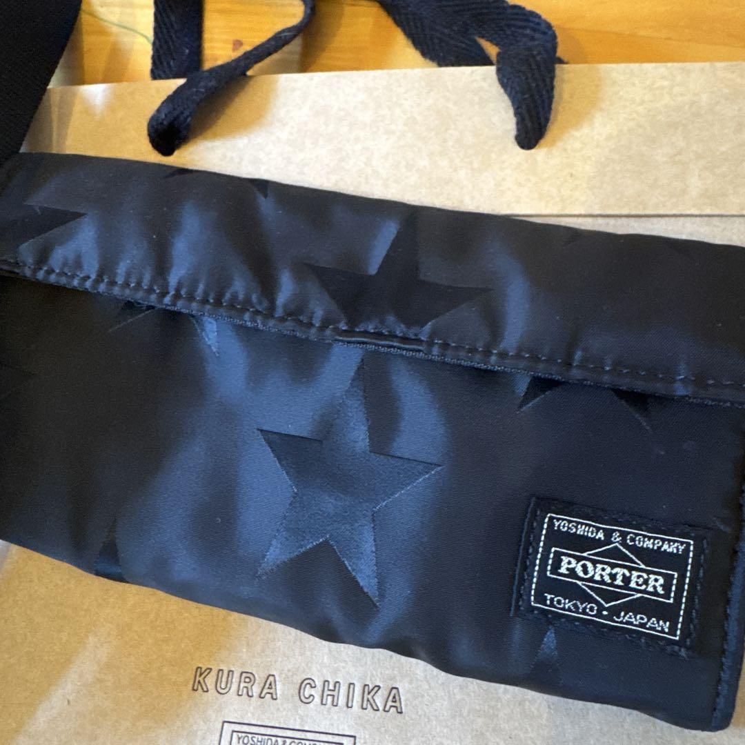 PORTER 星柄 ブラック 長財布 ヘッドポーター 長財布 星柄 - メルカリ
