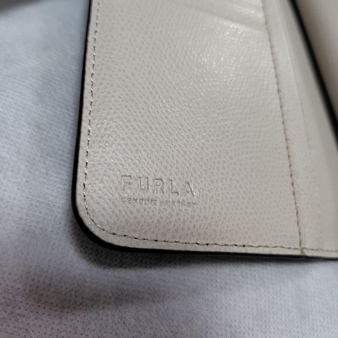 FURLA　カメリア　コンパクトウォレット　二つ折り財布　くすみグリーン未使用品